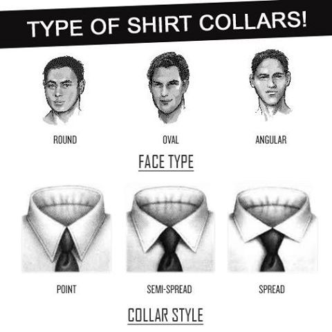 dress shirt collar styles